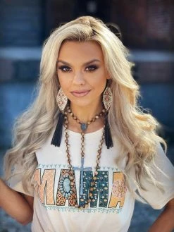 Miss Mud Pie Mama Tee - Cream Clothing