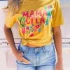 Miss Mud Pie Mamacita With Cactus Tee - Mustard