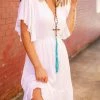 D & J Industries Never Lookin Back Dress - White Sale!