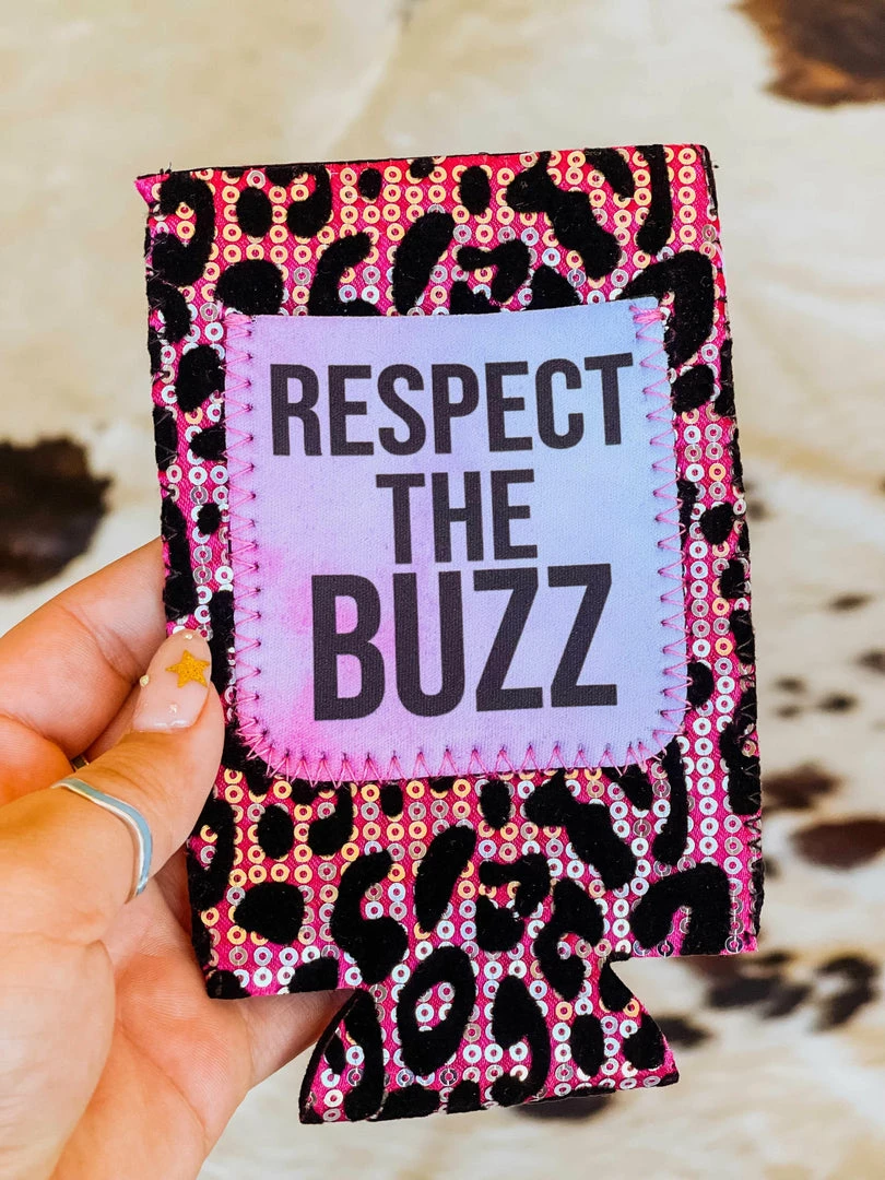 Southern Grace New Arrivals Respect The Buzz Sequin Can Coolers For Slim Can 3 Southern Grace New Arrivals Respect The Buzz Sequin Can Coolers For Slim Can
