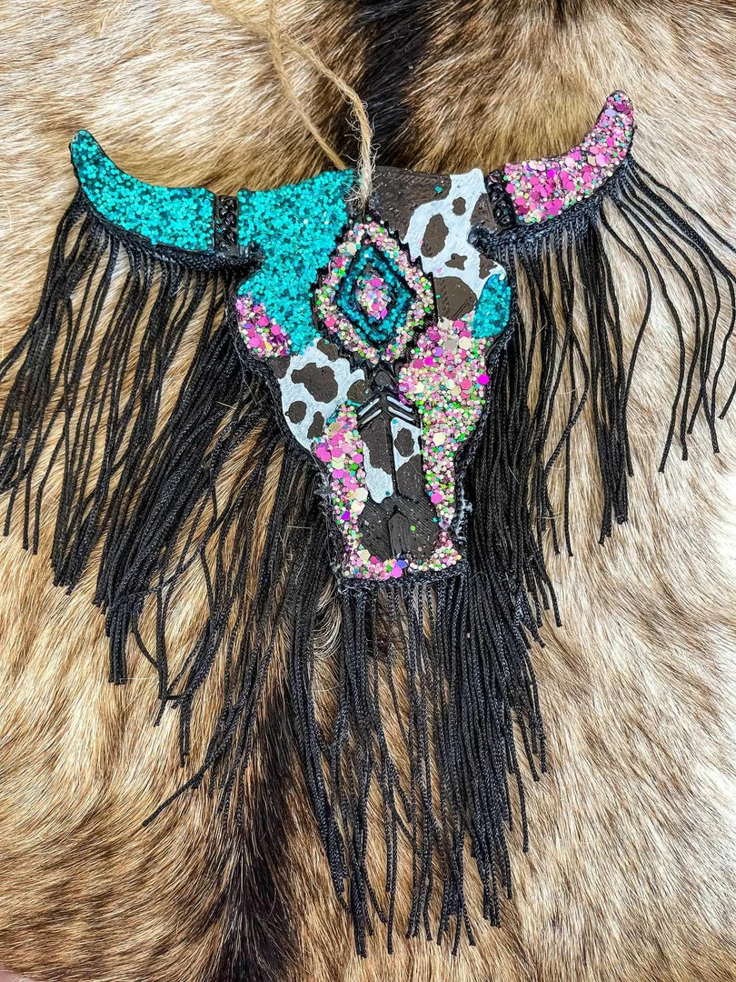 Southern Custom Designs Seriously Sassy Steer Fringe Freshie 3 Southern Custom Designs Seriously Sassy Steer Fringe Freshie