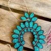 Southern Custom Designs Turquoise Squash Blossom Freshie Accessories 1 Southern Custom Designs Turquoise Squash Blossom Freshie Accessories