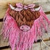 Southern Custom Designs Accessories Fringe Highland Cow Freshie