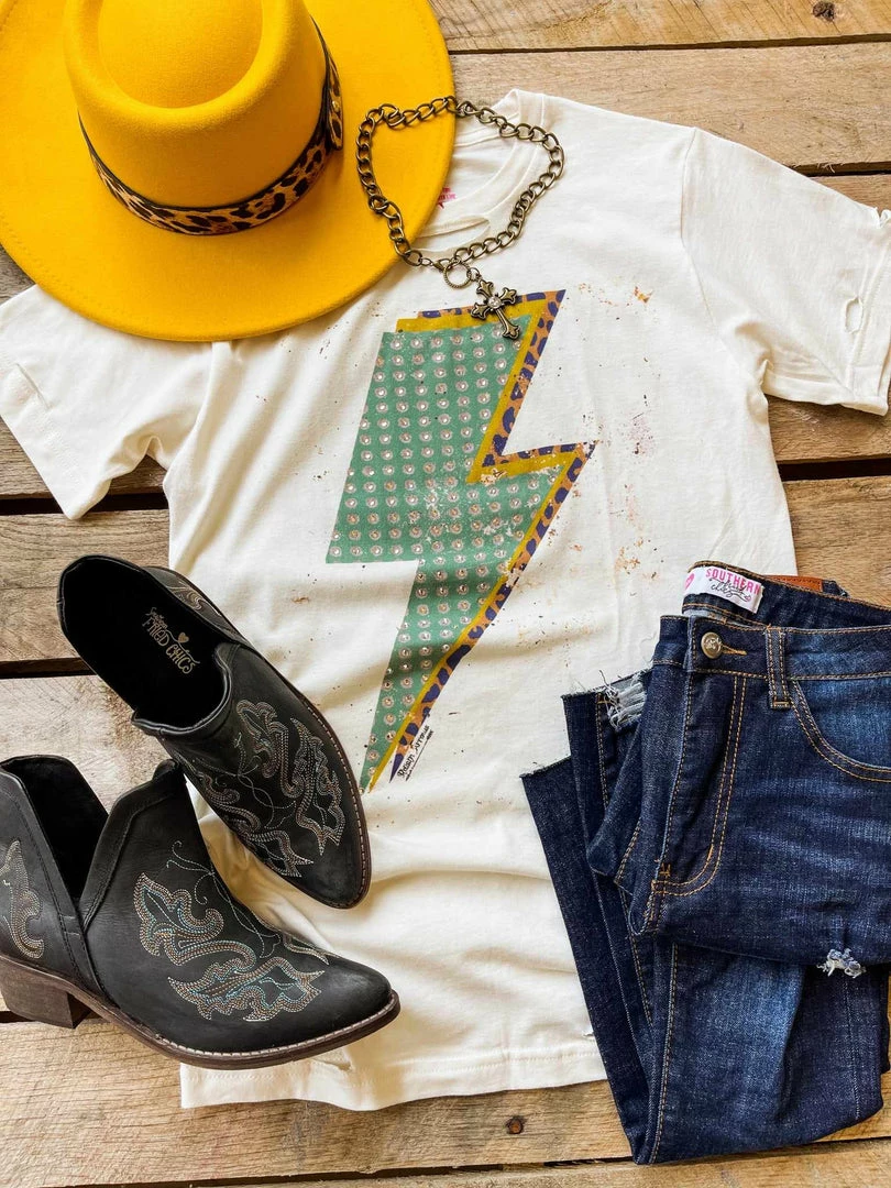 Raisin Arrows Summer Fever Collection Bling Bolt Tee 3 Raisin Arrows Summer Fever Collection Bling Bolt Tee