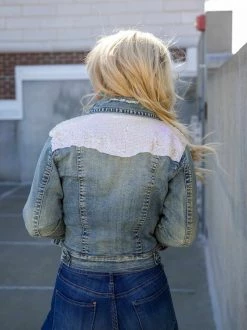 Dongguan Haohoo Clothing CO., Ltd The Jean Jacket - Light Sequin