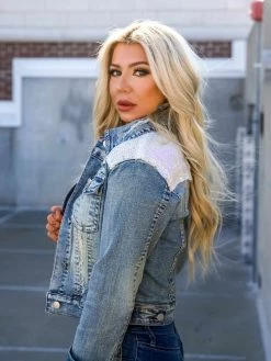 Dongguan Haohoo Clothing CO., Ltd The Jean Jacket - Light Sequin