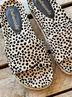 Olem Shoe Corporation Foxy Sandal Slides - Cheetah Print