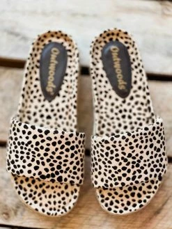 Olem Shoe Corporation Foxy Sandal Slides - Cheetah Print