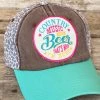 Southern Grace Country Music And Beer That's Why I'm Here Patch Hat 1 Southern Grace Country Music And Beer That's Why I'm Here Patch Hat