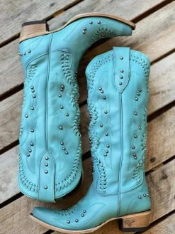 Lane Boots Cossette Boot By Lane - Turquoise Blaze 7 Lane Boots Cossette Boot By Lane - Turquoise Blaze