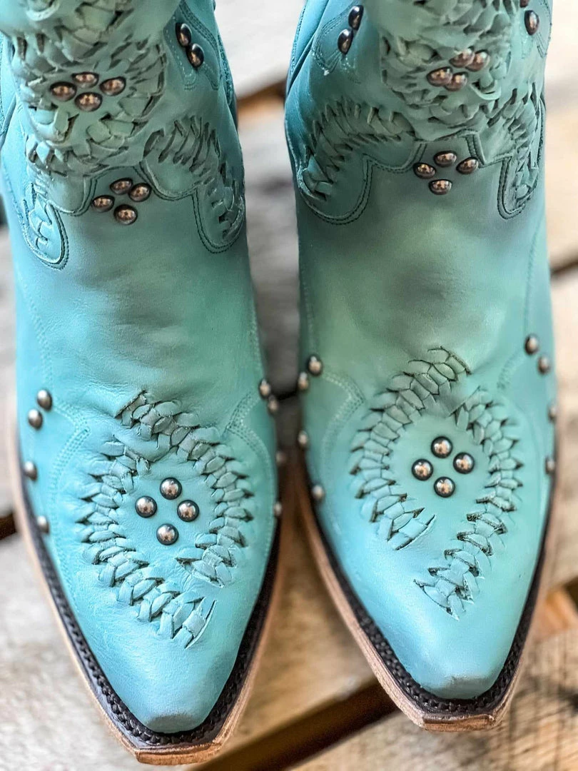 Lane Boots Cossette Boot By Lane - Turquoise Blaze 5 Lane Boots Cossette Boot By Lane - Turquoise Blaze