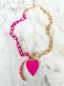Treasure Jewels, Inc. Sweetheart Pink Moon Necklace