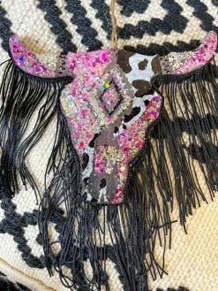 Southern Custom Designs New Arrivals Steer Me Pink And Fringe Freshie