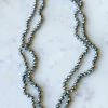 Your Fashion Wholesale Accessories Crystal Beaded Necklace In Silver
