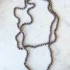 Your Fashion Wholesale Accessories Crystal Beaded Necklace In Purple