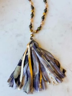 Your Fashion Wholesale Camo Tassel Necklace - Camouflage Deal Of The Day