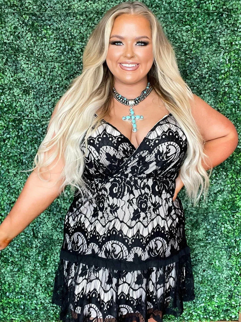 D & J Industies Co., LTD. PREORDER Flirty Little Thing Dress - Black Lace Pre-Orders 4 D & J Industies Co., LTD. PREORDER Flirty Little Thing Dress - Black Lace Pre-Orders