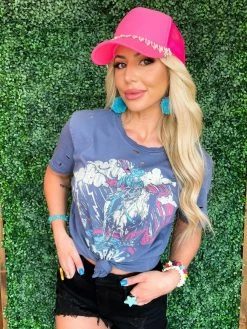 Country Deep Thunder Rolls Distressed Tee