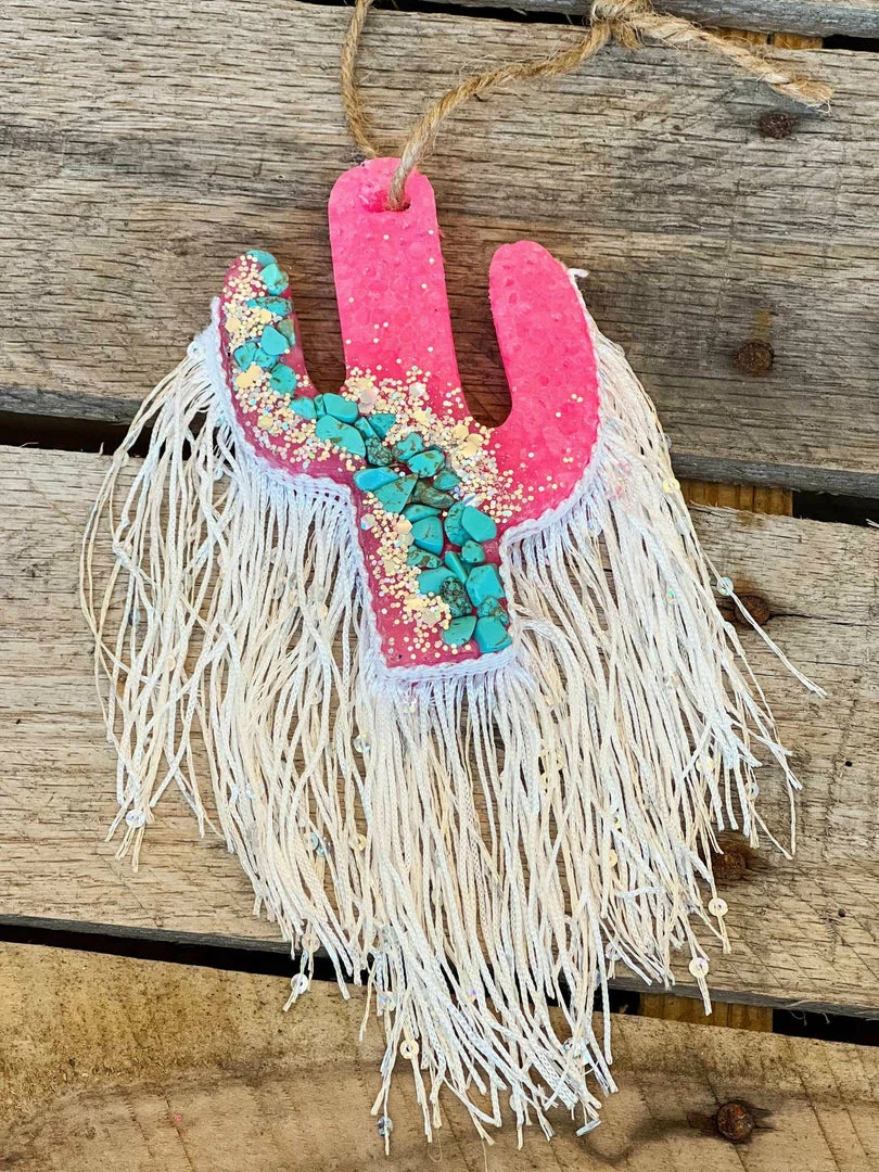 Southern Custom Designs Geode Cactus And Fringe Freshie 4 Southern Custom Designs Geode Cactus And Fringe Freshie