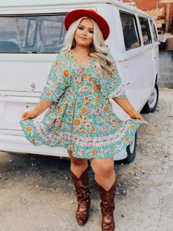 Dongguan Haohoo Clothing CO., Ltd Picking Wild Flowers Dress Sale!