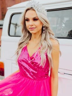 D & J Industries Playing Dress Up Dress - Pink Sale!