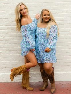 D & J Industies Co., LTD. All Squared Away Dress - Lavender Floral 10 D & J Industies Co., LTD. All Squared Away Dress - Lavender Floral