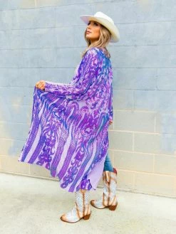 Dongguan Haohoo Clothing CO., Ltd PREORDER The Royal Sequin Duster In Purple 11 Dongguan Haohoo Clothing CO., Ltd PREORDER The Royal Sequin Duster In Purple