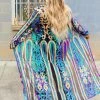 Dongguan Haohoo Clothing CO., Ltd PREORDER The Royal Sequin Duster - Peacock And Gold Pre-Orders