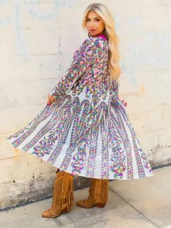 Dongguan Haohoo Clothing CO., Ltd PREORDER The Royal Sequin Duster - Rainbow