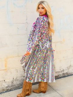 Dongguan Haohoo Clothing CO., Ltd PREORDER The Royal Sequin Duster - Rainbow