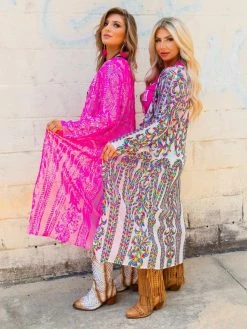 Dongguan Haohoo Clothing CO., Ltd PREORDER The Royal Sequin Duster - Rainbow