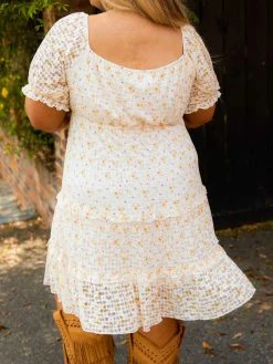 D & J Industries Co., LTD. PREORDER White Floral Dress Pre-Orders