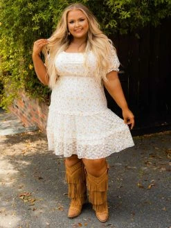 D & J Industries Co., LTD. PREORDER White Floral Dress Pre-Orders