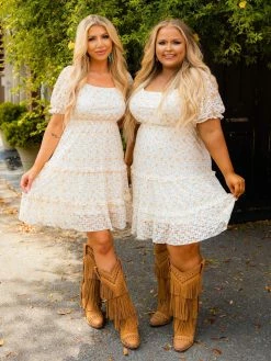 D & J Industries Co., LTD. PREORDER White Floral Dress Pre-Orders