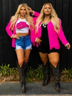 Dongguan Haohoo Clothing CO., Ltd Pink Cadillac Blazer New Arrivals