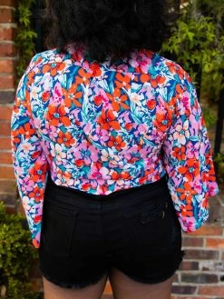 D & J Industies Co., LTD. Pre-Orders PREORDER Better Days Top - Red & Pink Floral