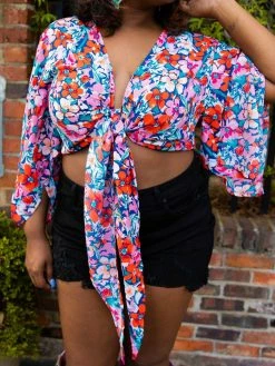 D & J Industies Co., LTD. Pre-Orders PREORDER Better Days Top - Red & Pink Floral