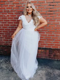 D & J Industries She's A Sweetheart Dress - White