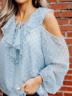 D & J Industries Tops She's Somethin' Top - Blue