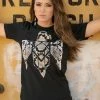 Benita Ceceille Clothing Snake Thunderbird Tee - Black