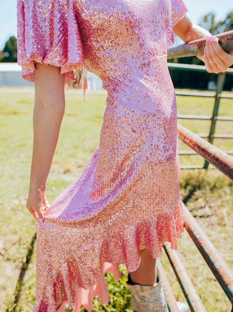 D & J Industries Southern Sweetheart High Low Dress - Cinnamon Sale! 7 D & J Industries Southern Sweetheart High Low Dress - Cinnamon Sale!