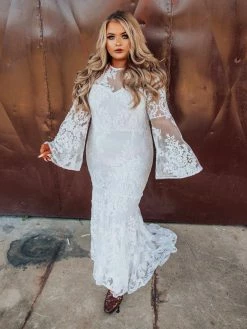 D & J Industries Special Moments Dress - White Bridal