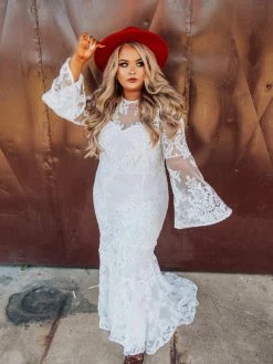 D & J Industries Special Moments Dress - White Bridal