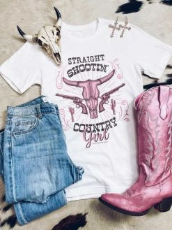 GTN Straight Shootin Country Girl Tee Clothing