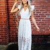 D & J Industries Take My Hand Dress - White