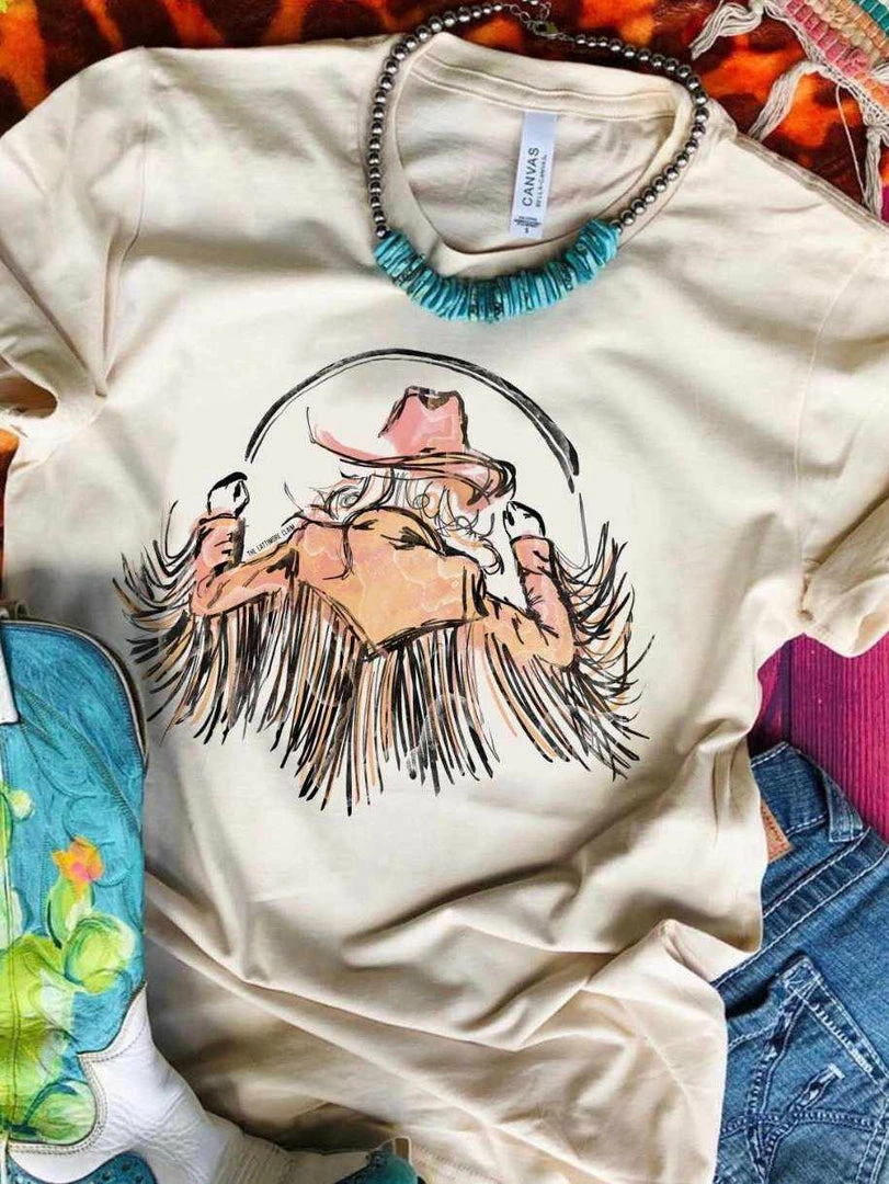 Miss Mud Pie The Fringed Cowgirl Tee Tees 3 Miss Mud Pie The Fringed Cowgirl Tee Tees