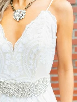 D & J Industries The Rovena Dress - White/Neutral Sale! 9 D & J Industries The Rovena Dress - White/Neutral Sale!