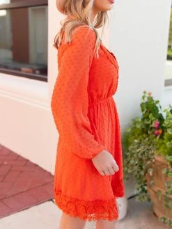 D & J Industries This One's For The Ladies Dress - Rust Sale!