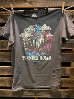 Country Deep Thunder Rolls Distressed Tee 7 Country Deep Thunder Rolls Distressed Tee
