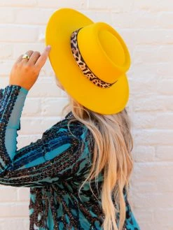 Wenzhou Luxe Import & Export Tulsa Hat - Mustard